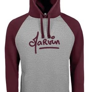 Sweat "Marvin" gris bordeau
